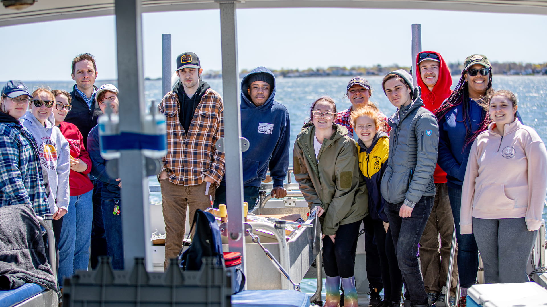 group photo from a JWU Sustainable Food Systems trip