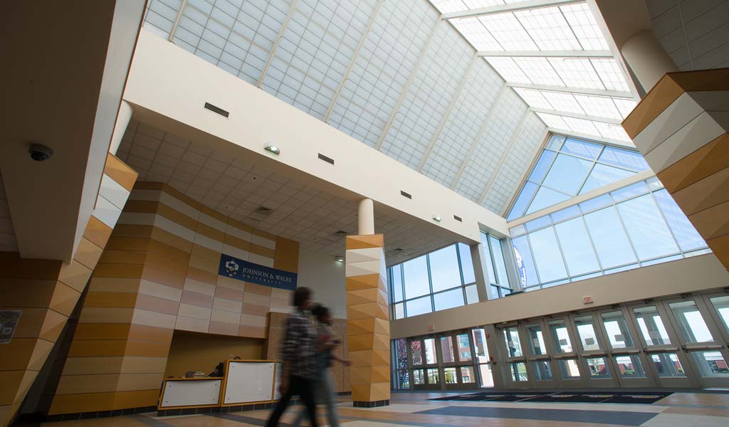 Main atrium in the Wildcat Center