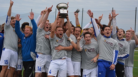 2015 GNAC Tournament winners, JWU Men's Soccer