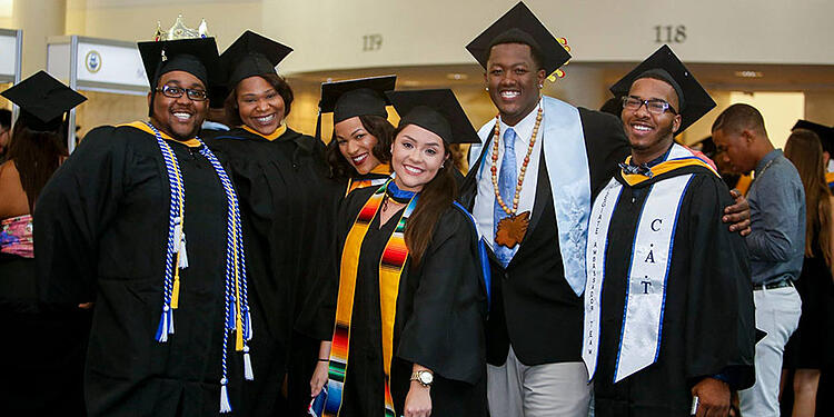 Grad group shot.