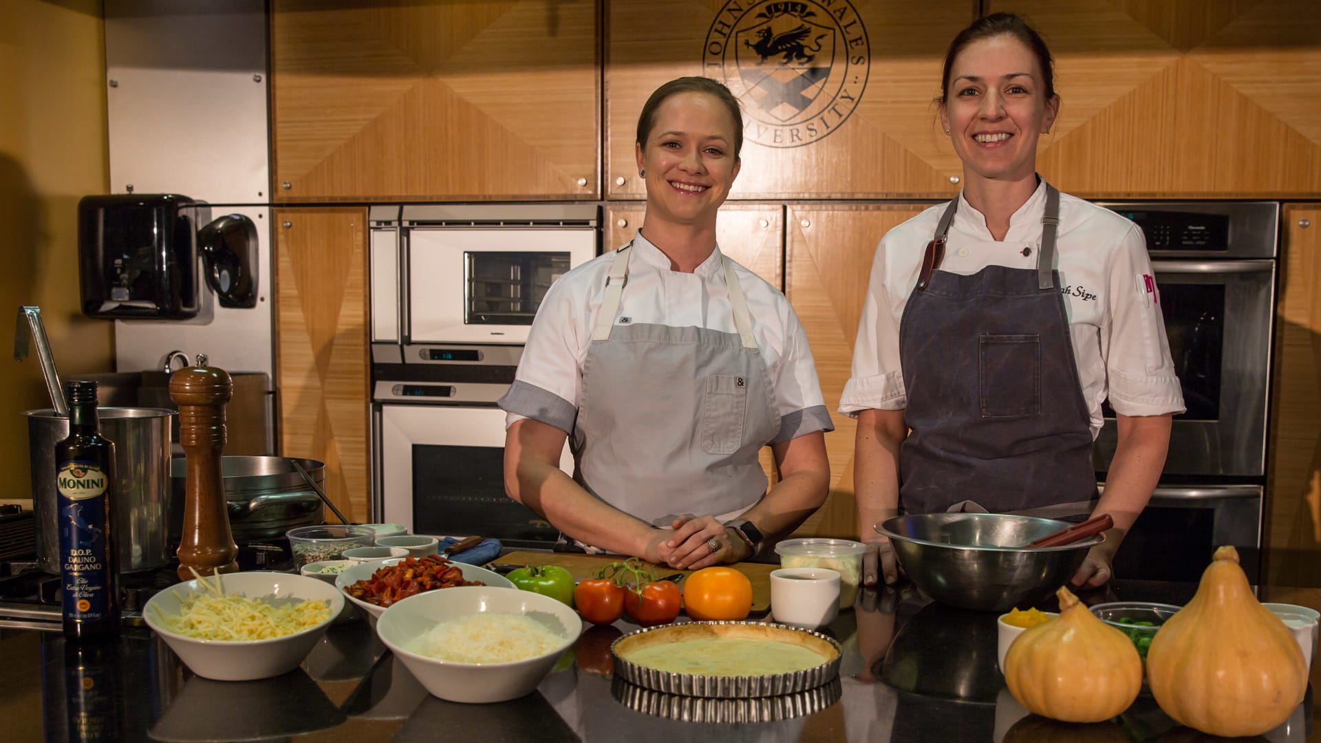 Lindsay Autry '04 and Sarah Sipe '01 at JWU Providence