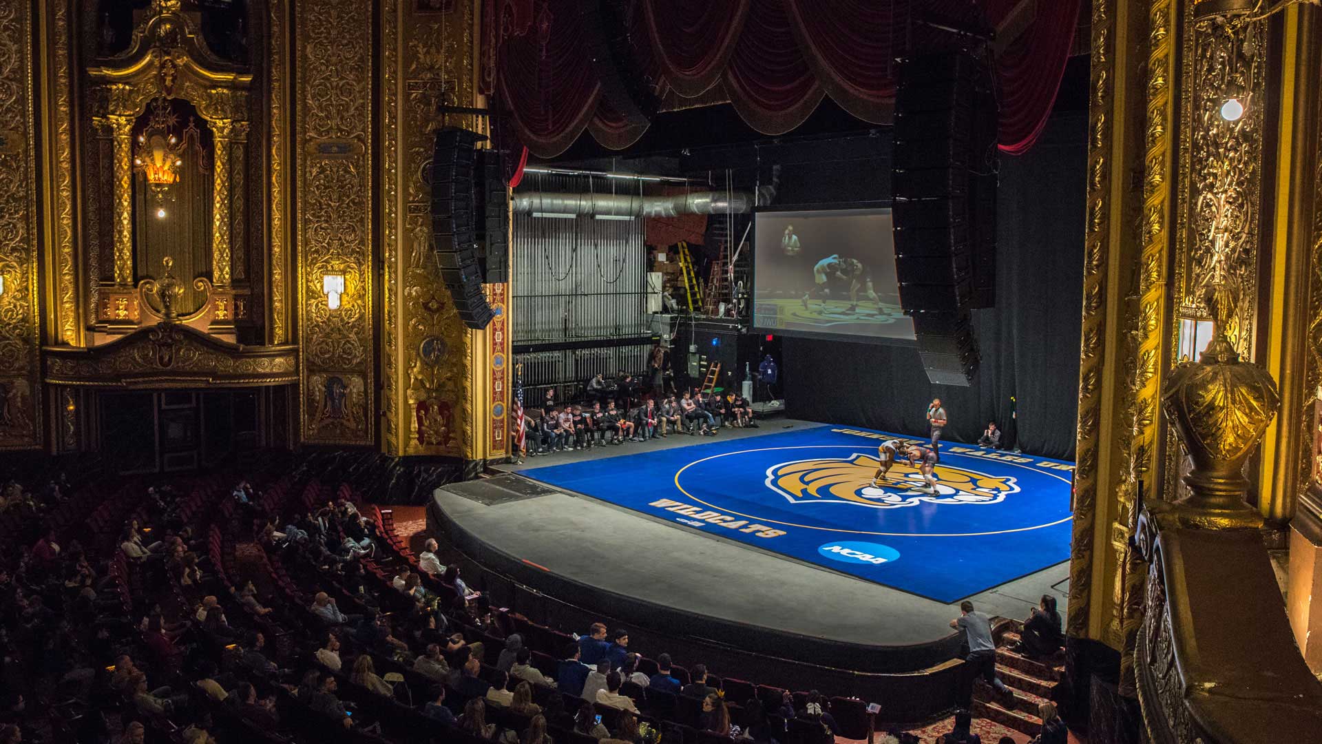 JWU Wrestling at Providence Performing Arts Center