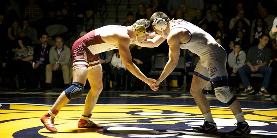 Students wrestling