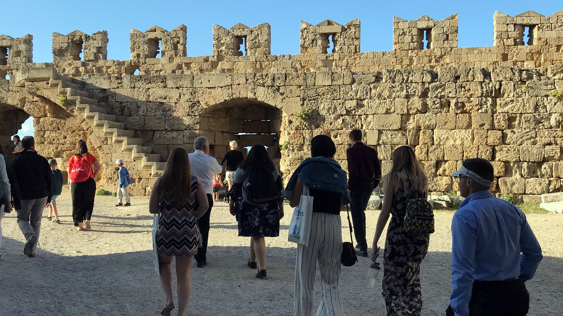 Medieval city on Island of Rhodes