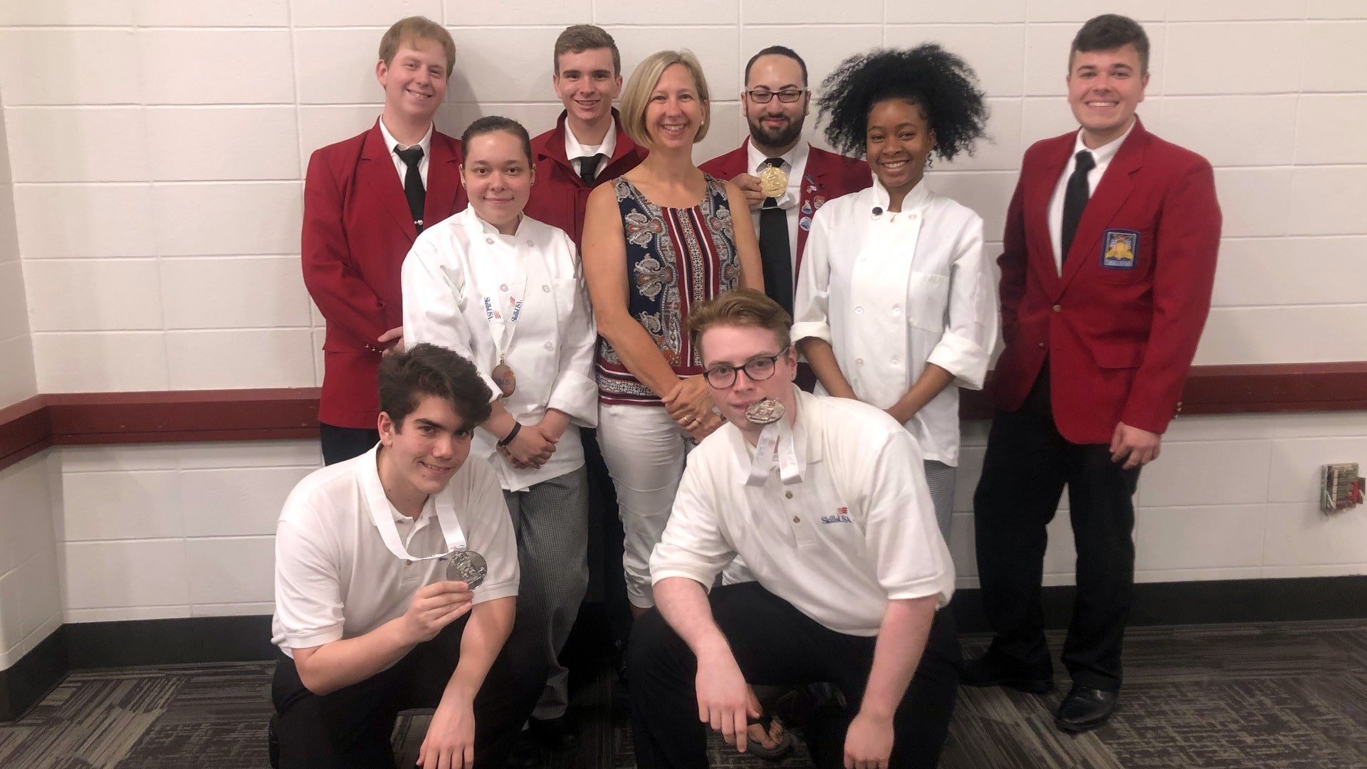 2019 Skills USA Conference group portrait.