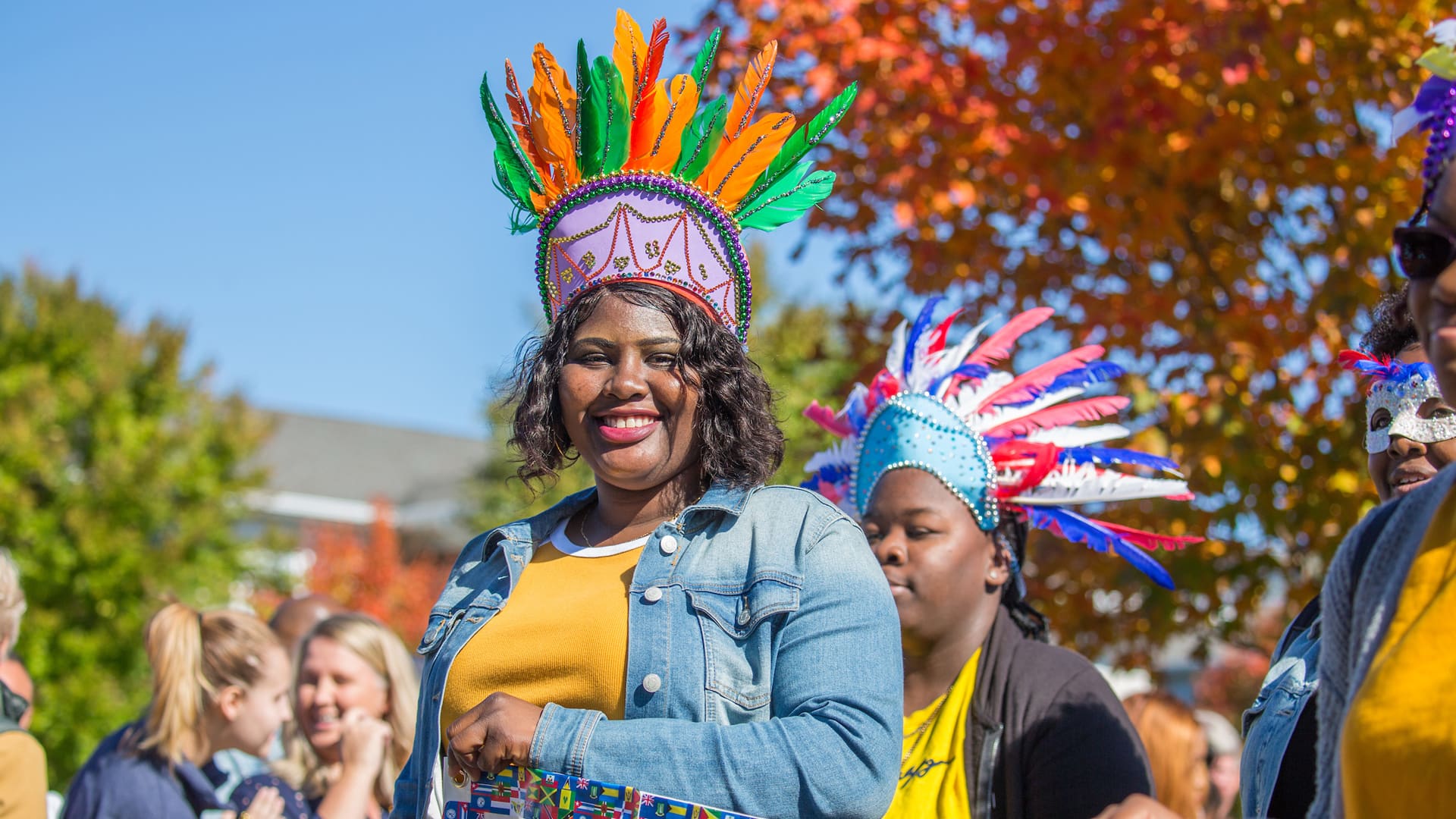 Celebrating at Family Weekend