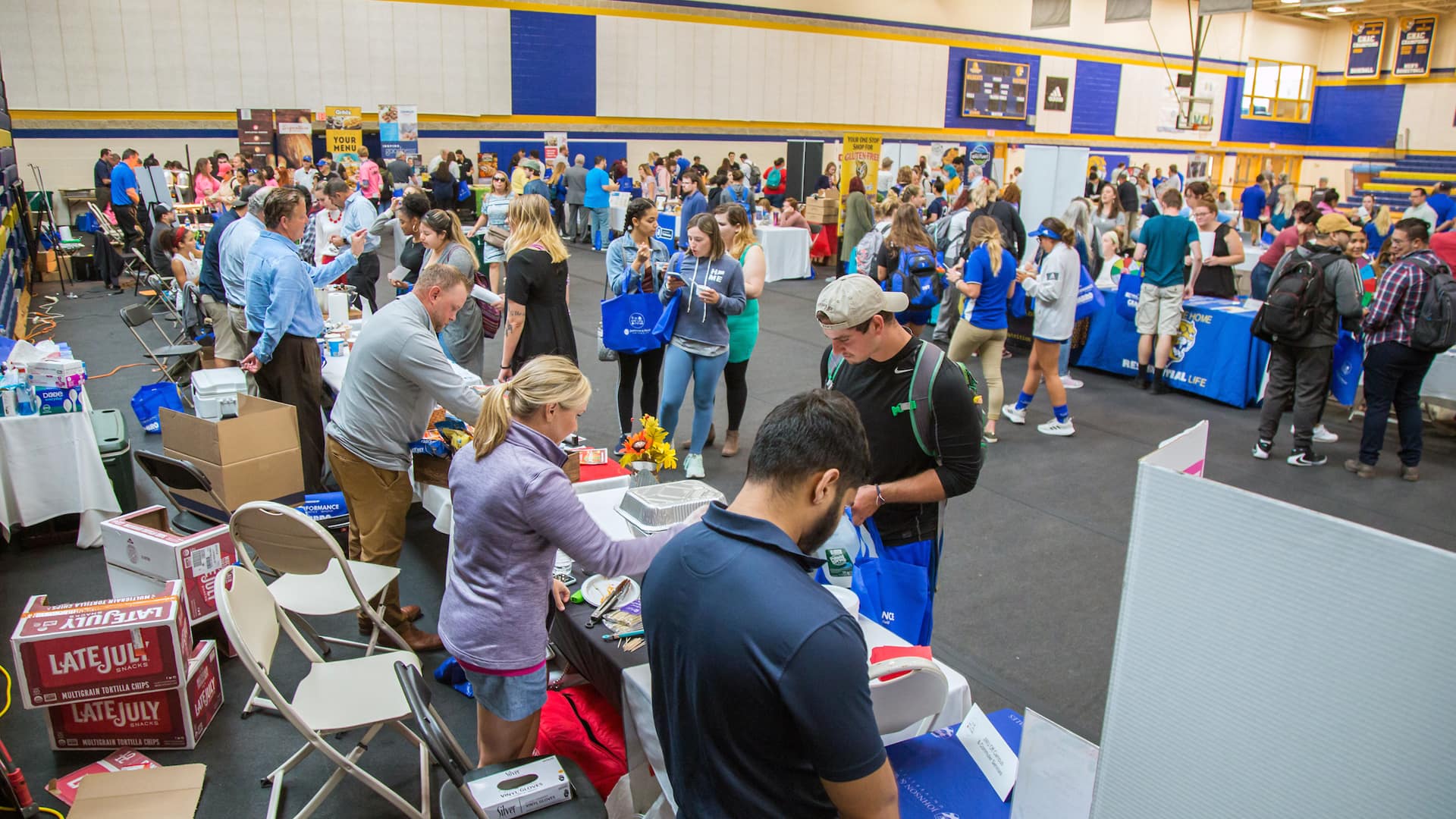 Exhibits at the Expo.