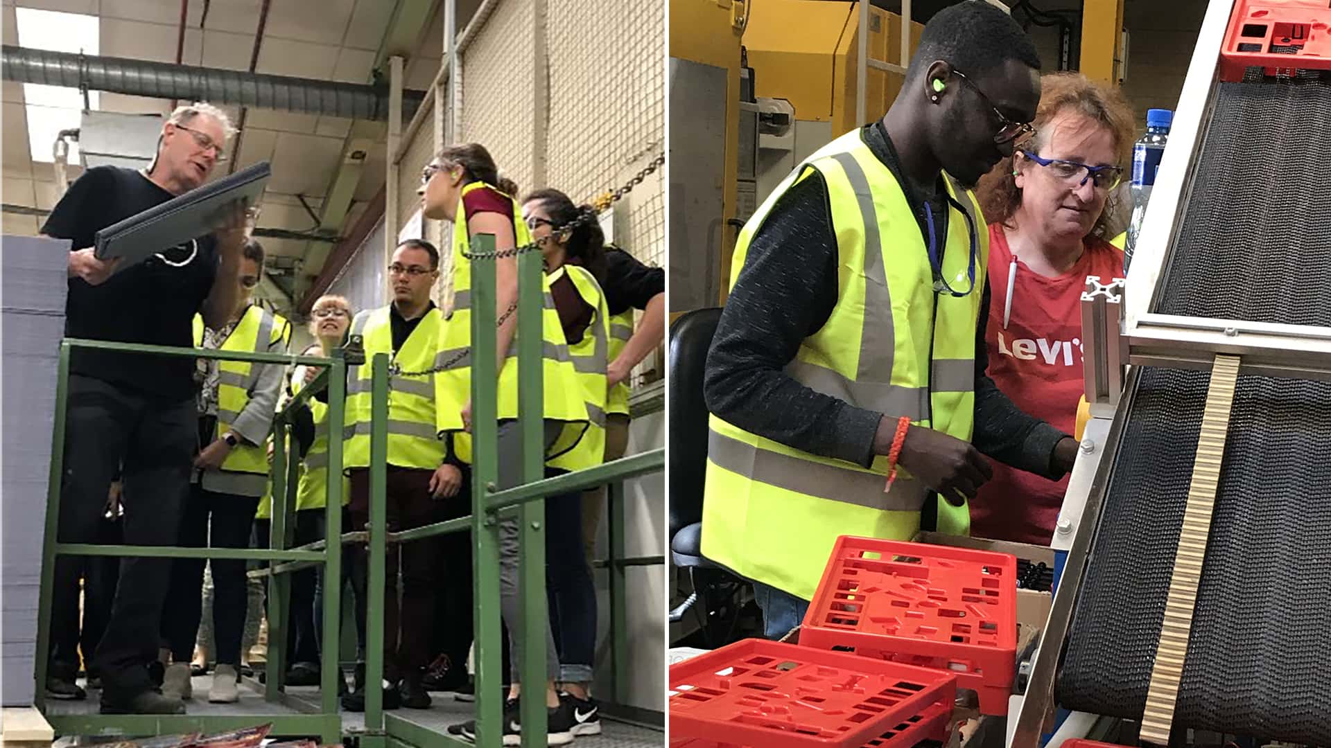 Students working at the Cartamundi headquarters in Ireland