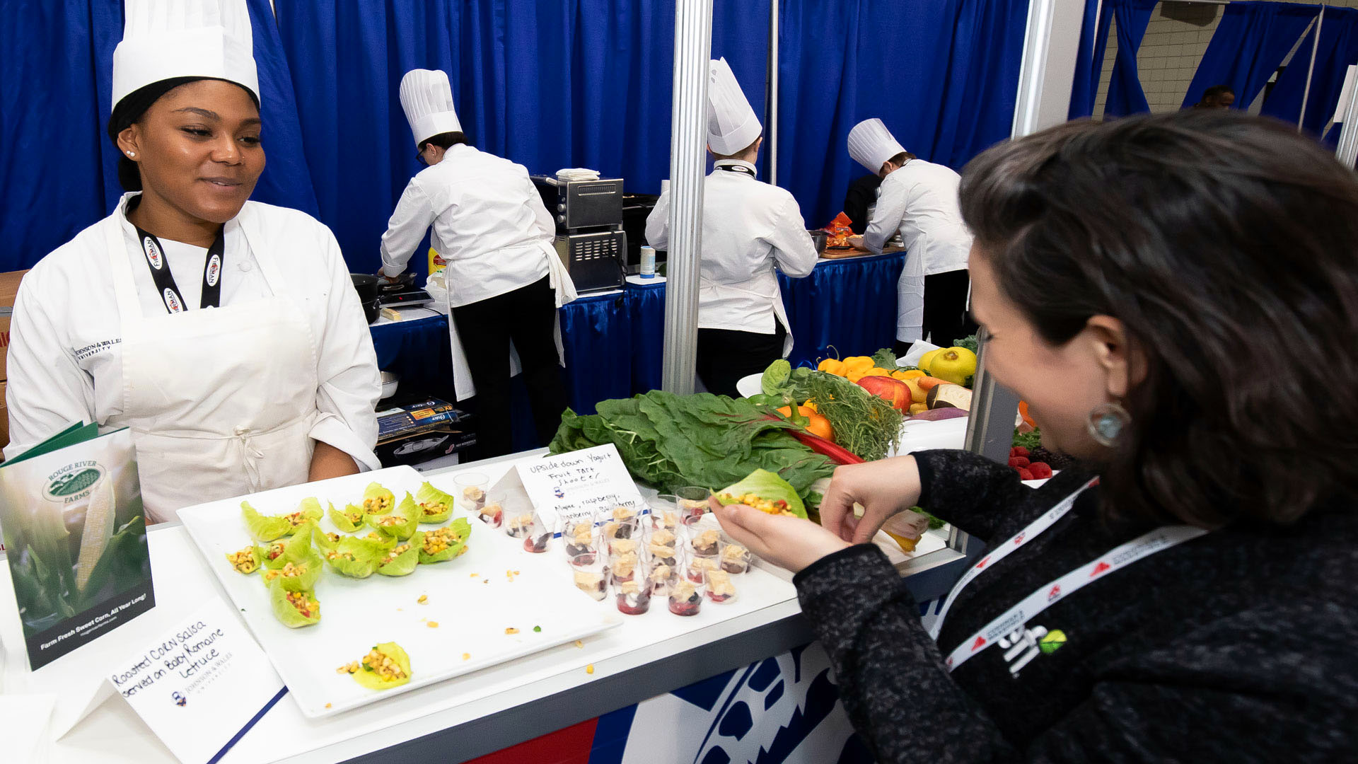 Laura Wharton at the NY Produce Show