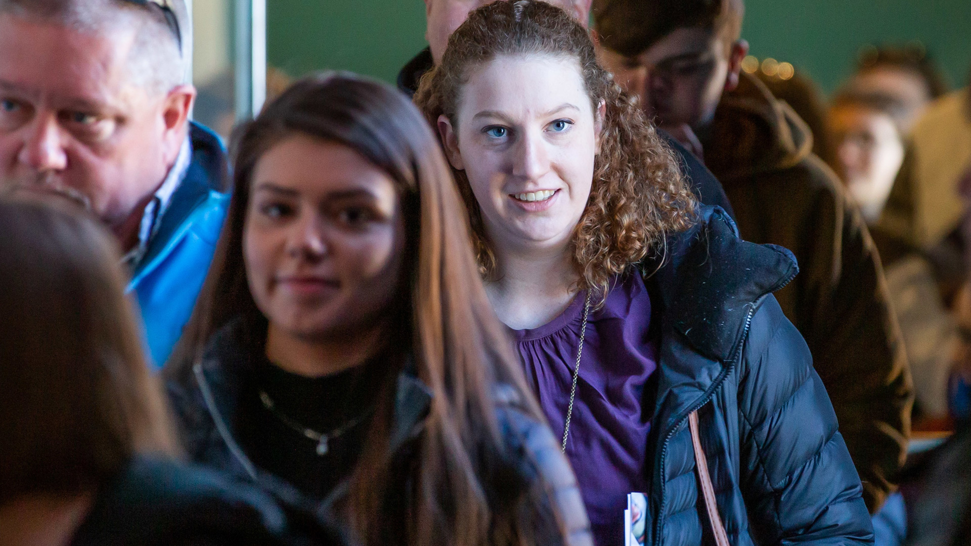 High school students and their families hear what faculty have to say about the College of Hospitality Management.