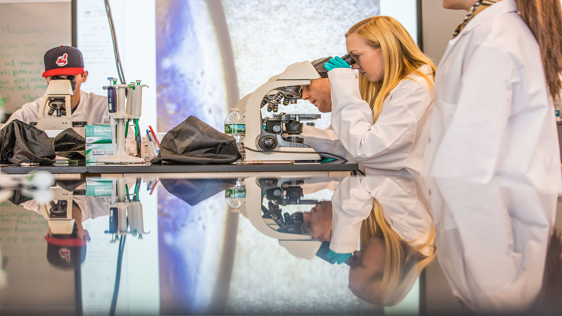 Students in a lab