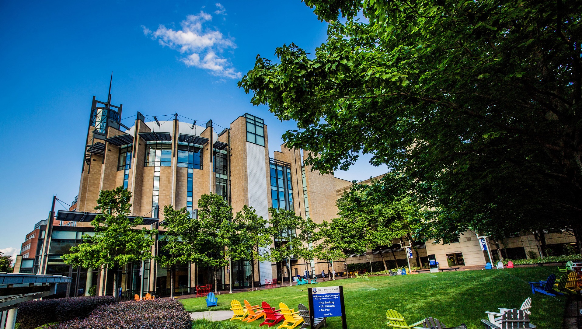 Exterior of the Charlotte Academic Center