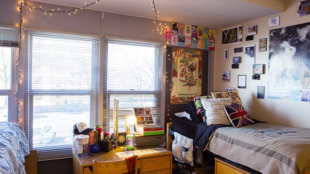 image of a decorated Providence residence room