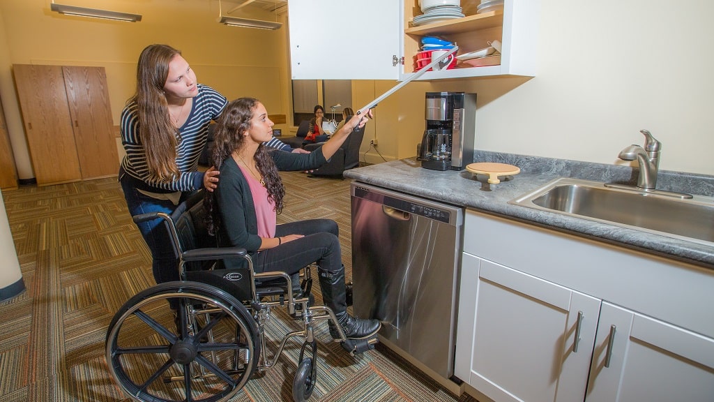 OTD students learn in home-styled lab