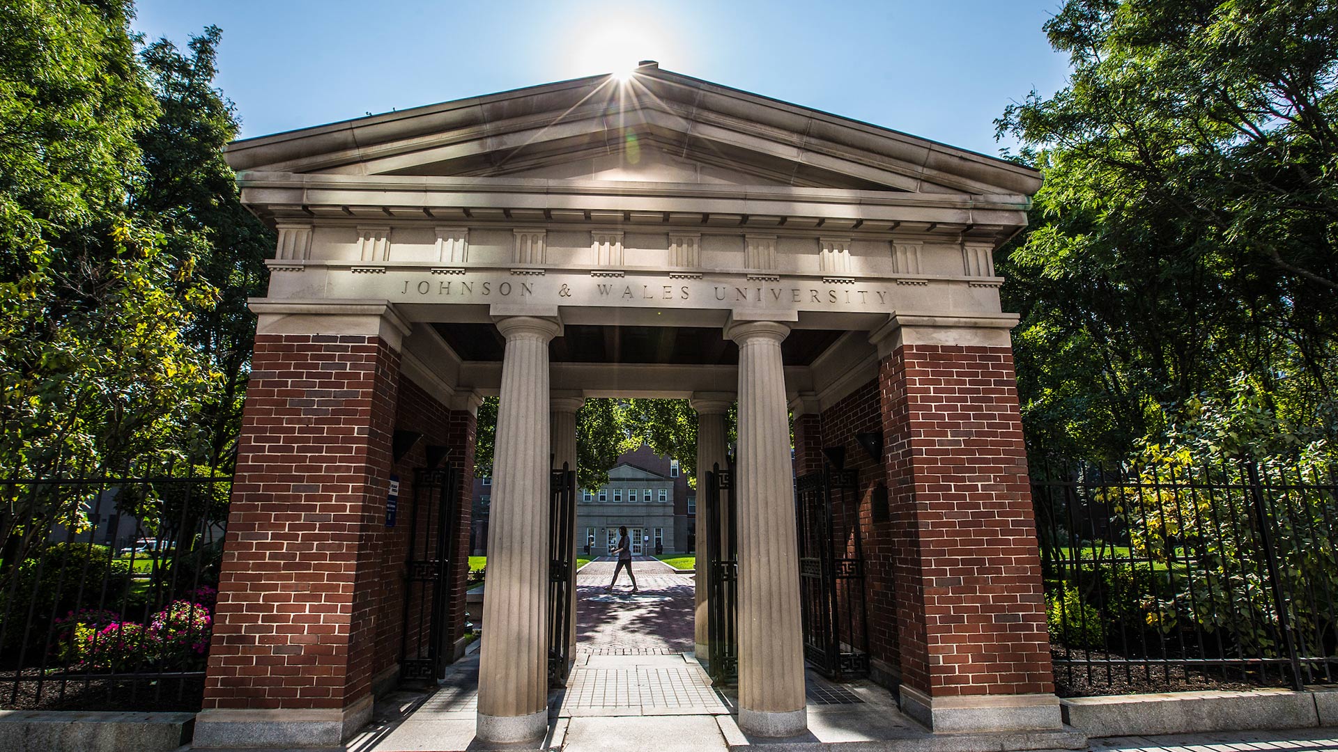 The Triangolo Gates at the Providence Campus