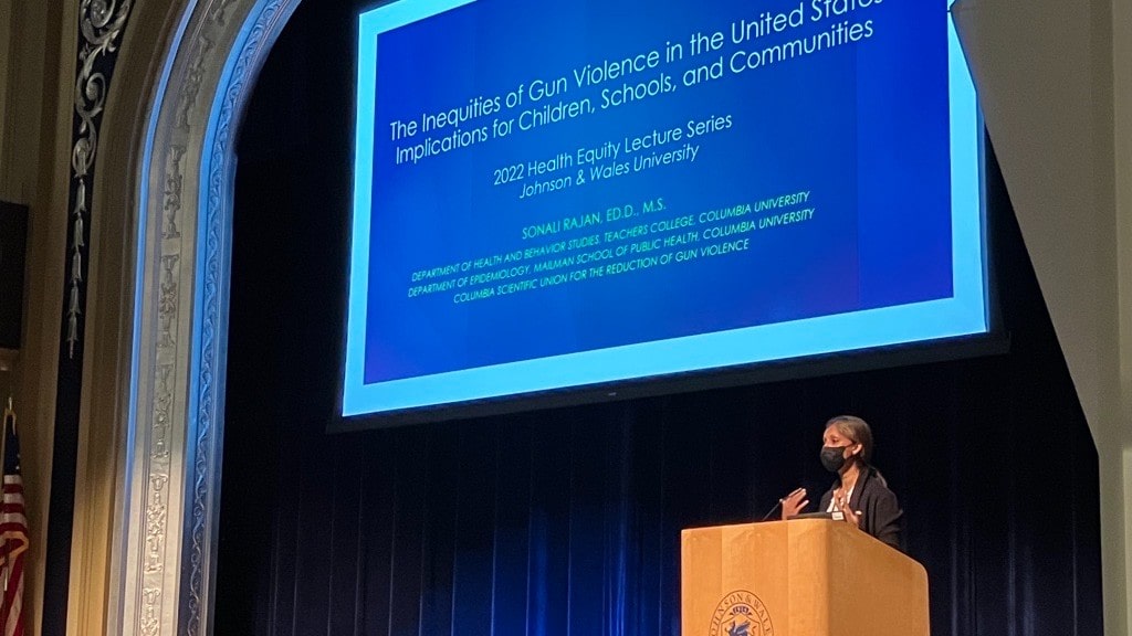 Dr. Sonali Rajan, JWU's 2022 Health Equity Lecture Series Speaker