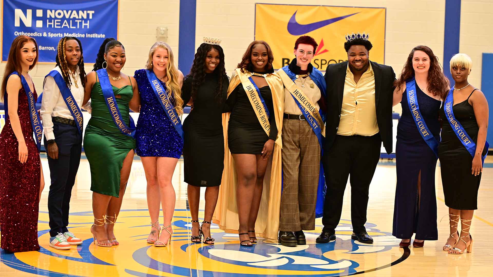 The JWU Charlotte Homecoming Royal Court members