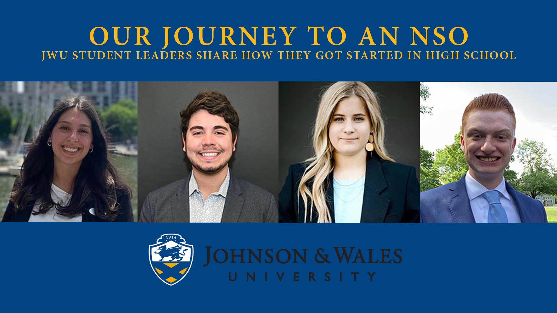 Banner photo with headshots of Victoria, Evan, Mackenzie and Garrette to illustrate the story