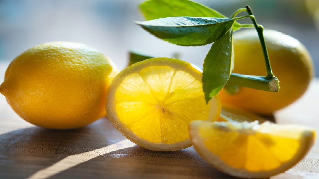 lemons cut in slices