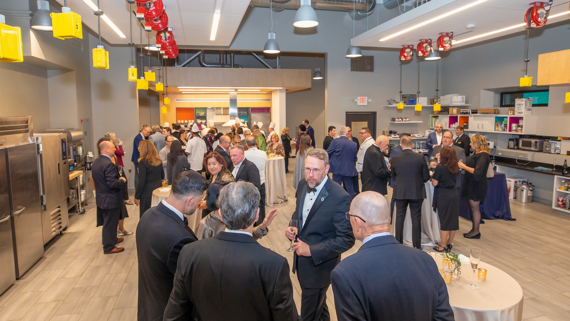 View of the cocktail reception at the CFIT Gala.