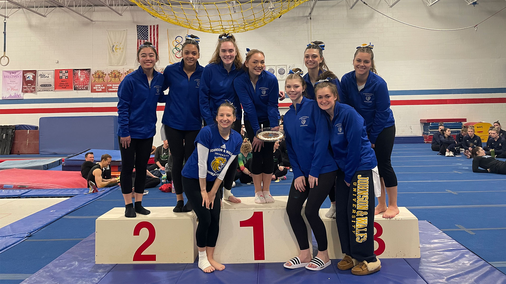 JWU Gymnastics Club Group Shot.