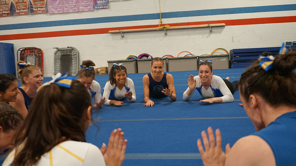 JWU gymnasts