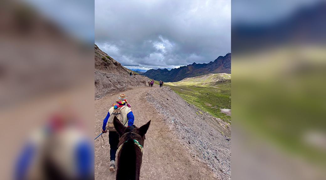 Student horseback riding abroad