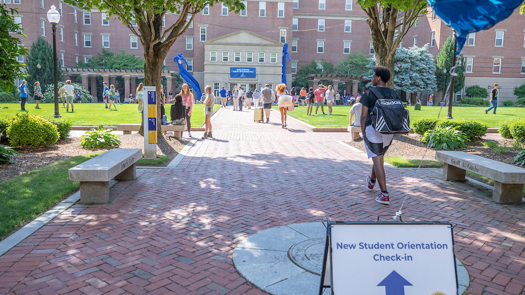 Providence orientation Gaebe Commons. 