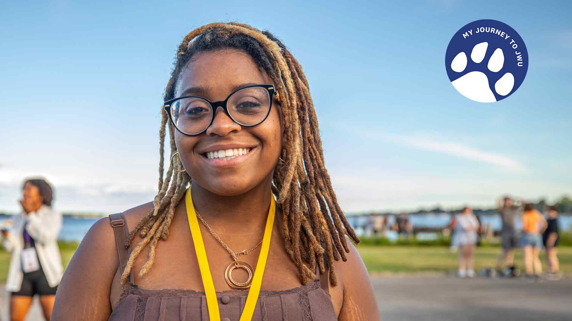 Fin Lafontant at JWU Orientation