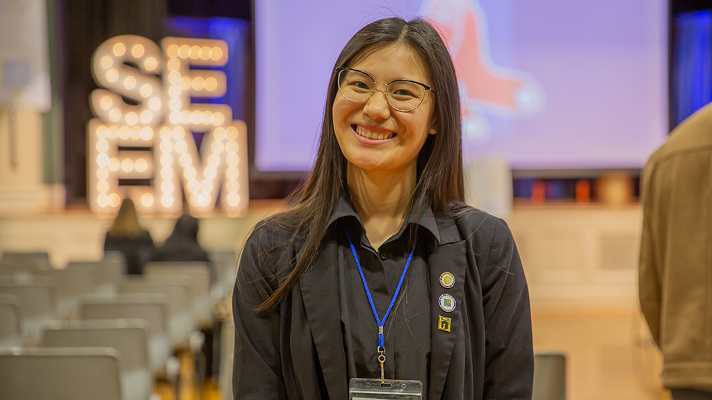 Emily Bocchino at the SEEM conference