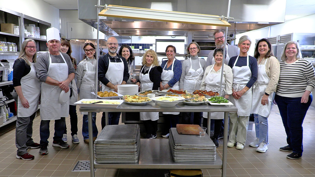 a group shot of JWU Kitchen Academy participants in Providence, March 2025