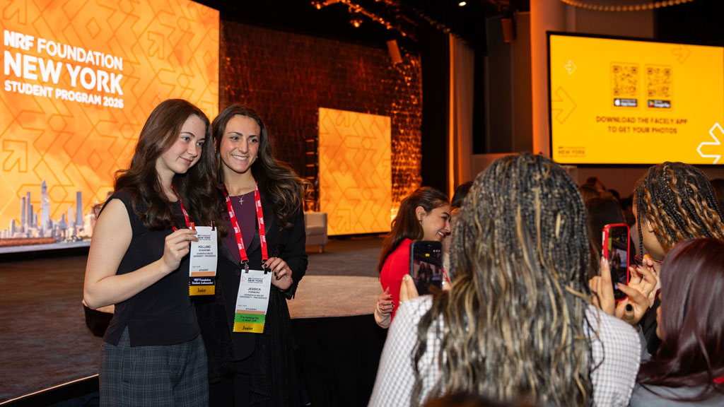 Students networking at National Retail Foundation Student Program