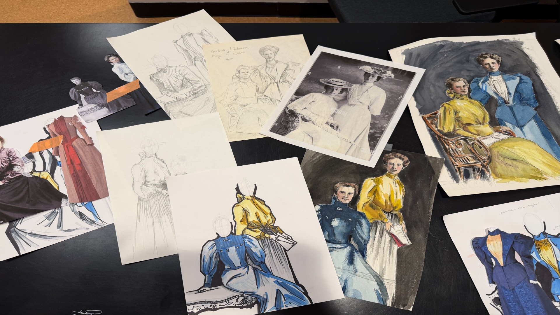 jwu founder sketches banner